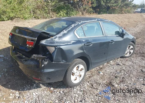 2013 Honda Civic Lx из США, поврежденный, VIN 2HGFB2F58DH517066